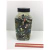 Image 1 : LARGE PLASTIC JAR OF ‘VINTAGE’ MARBLES
