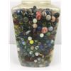 Image 2 : LARGE PLASTIC JAR OF ‘VINTAGE’ MARBLES