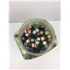 Image 6 : LARGE PLASTIC JAR OF ‘VINTAGE’ MARBLES