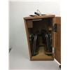 Image 2 : WOODEN HORSE SHOE GAME BOX (LOCKING WITH KEY)*BY OLYMPUS*