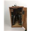 Image 3 : WOODEN HORSE SHOE GAME BOX (LOCKING WITH KEY)*BY OLYMPUS*