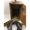 Image 6 : WOODEN HORSE SHOE GAME BOX (LOCKING WITH KEY)*BY OLYMPUS*