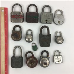LOT OF VINTAGE LOCKS