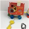 Image 4 : LOT OF 3 VINTAGE FISHER PRICE PULL TOYS * PLAYHOUSE, PHONE, HUMPTY *