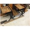 Image 1 : SECTION OF ‘ANTIQUE’ CAST SCHOOL DESKS