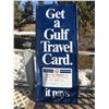 Image 1 : METAL GULF SERVICE STATION SIGN PANEL *77” X 32”*