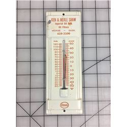 IMPERIAL ESSO OIL BULK ADVERTISING THERMOMETER *MORSE, SK.*