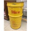 Image 4 : 60 LITRE SHELL OIL BARREL CAN (STANDS 27”)