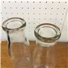 Image 6 : PINT SIZED MILK BOTTLES (LOT OF 2 SASKATCHEWAN CREAMERIES EMBOSSED)