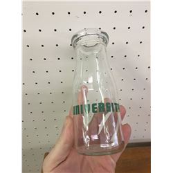 UNIVERSITY’ 1/2 PINT ADVERTISING MILK BOTTLE