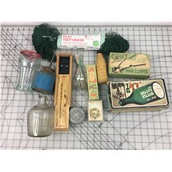 MISC LOT *COPENHAGEN TIN, BOTTLE CUTTER, NET *