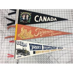 LOT OF ‘VINTAGE’ PENNANTS