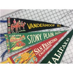 LOT OF ‘VINTAGE’ PENNANTS