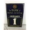 Image 1 : ADVERTISING PERPETUAL CALENDAR (BANK OF NOVA SCOTIA) *TIN COMPLETE *