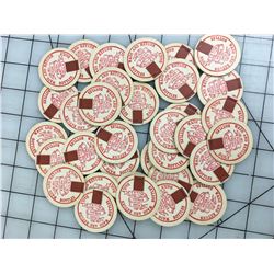 LOT OF ‘UNUSED’ MILK BOTTLE CAPS