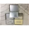 Image 2 : LOT OF 3 FLAT 50 CIGARETTE TINS * TURRET, PLAYERS, SWEET CAPORAL *