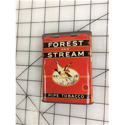 FOREST AND STREAM’ PIPE TOBACCO POCKET TIN