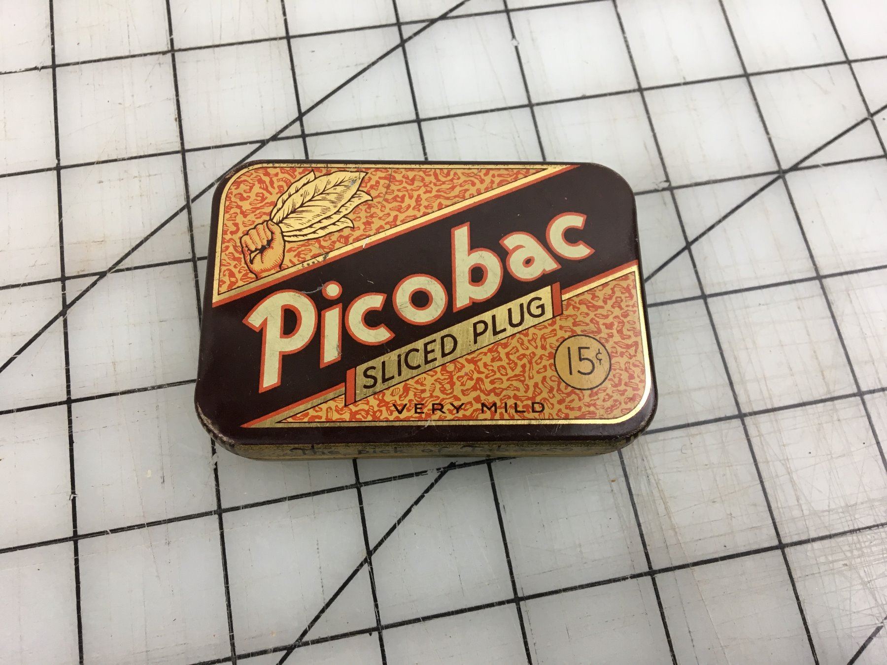picobac tobacco tin Decorating with vintage items picobac tobacco tin OLD CANADIAN