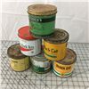Image 2 : LOT OF 6 ‘VINTAGE’ TOBACCO TINS * DOMINION, BLACK CAT, OGDENS *