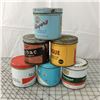 Image 3 : LOT OF 6 ‘VINTAGE’ TOBACCO TINS * PLAYERS, VOGUE, PICOBAC *