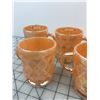 Image 4 : LOT OF COFFEE MUGS ‘FIRE-KING - ANCHOR HOCKING’ *PEACH LUSTER KIMBERLY*