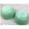 Image 4 : LOT OF 2 MIXING BOWLS (FIRE-KING JADEITE SWIRL)