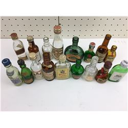 LOT OF ‘VINTAGE’ MINI LIQUOR SAMPLE BOTTLES