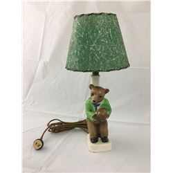 VINTAGE’ PORCELAIN BEAR LAMP