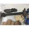 Image 3 : MISC LOT *LANTERN, CAST SHOE ANVIL, CHIMES *