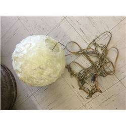 VINTAGE’ HANGING SWAG LIGHT * WORKING *