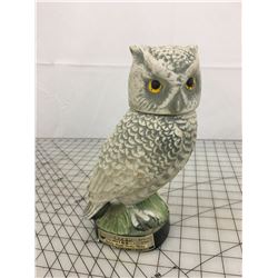 VINTAGE’ JIM BEAM OWL DECANTER * EMPTY *