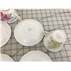 Image 7 : LOT OF 6 TEA CUP & SAUCER SETS *ROYAL ALBERT, COLCLUGH, CHELSEA *
