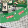 Image 2 : LOT OF PILSNER, ROUGHRIDERS, WISERS LICENCE PLATE, BOARD GAME ETC.