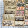 Image 4 : LARGE STEREOSCOPE CARD LOT