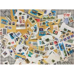 LARGE LOT OF ‘USED CANADIAN’ POSTAL STAMPS