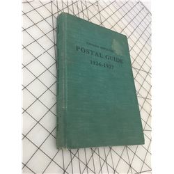 1936-37 CANADA OFFICIAL POSTAL GUIDE *RULES REGULATIONS, RATES, ETC.*