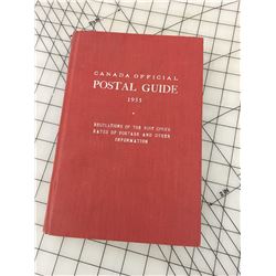 1955 CANADA OFFICIAL POSTAL GUIDE *RULES REGULATIONS, RATES, ETC.*