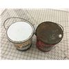 Image 5 : LOT OF 2 FIVE LB TIN CAN PAILS * HAMROCK, LOWNEYS *