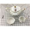 Image 3 : PRINCE KINGSTON, ENGLAND TEA POT WITH CREAM AND SUGAR