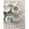 Image 8 : FAVOLINA TEA SET POLAND * CUPS, SAUCERS, POT, CREAM, SUGAR *