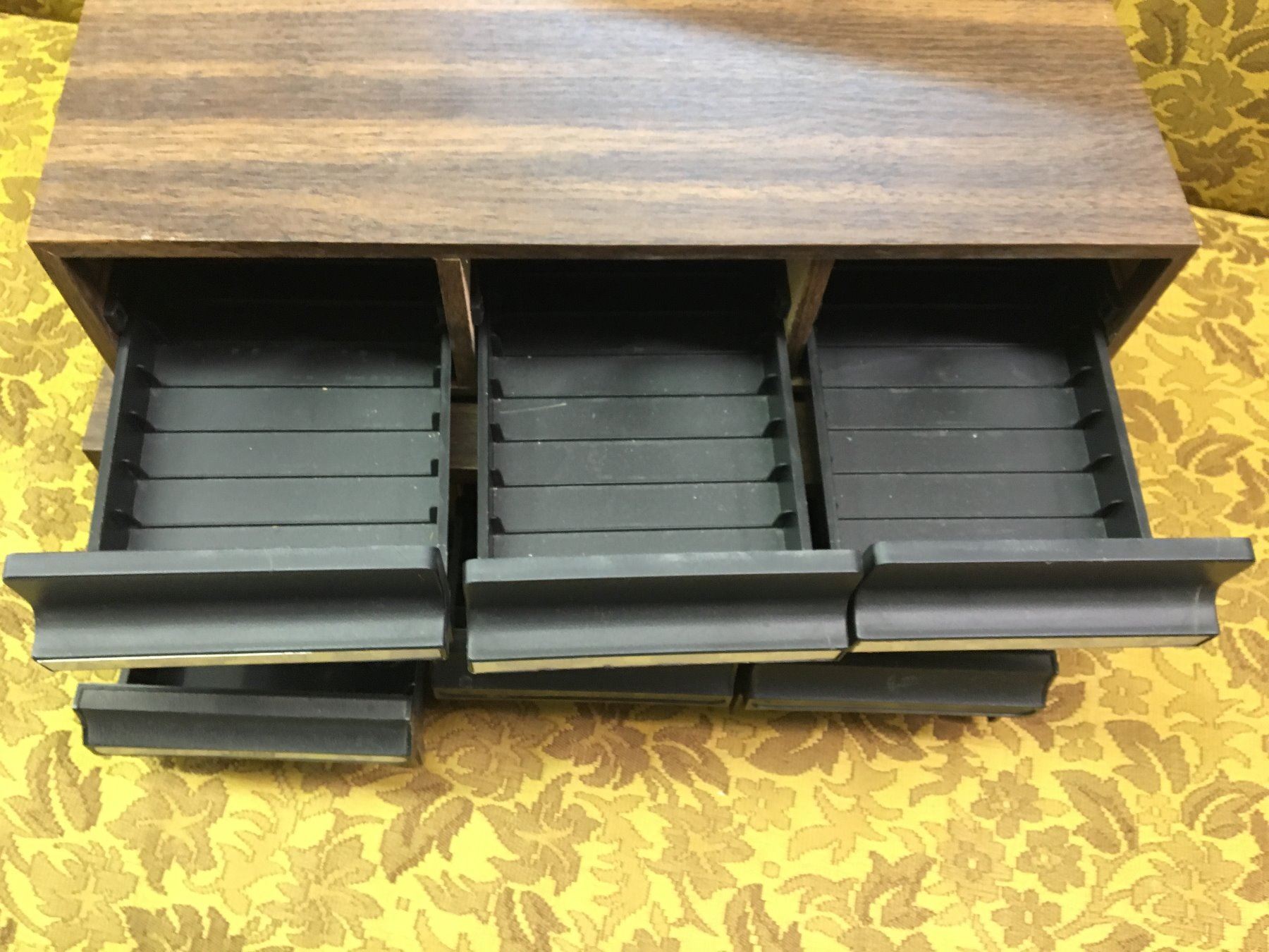 LOT OF 2 CASSETTE TAPE DRAWERS