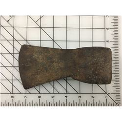 ANTIQUE AXE HEAD WITH MAKERS MARK