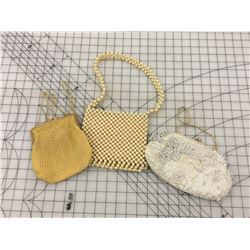 LOT OF 3 VINTAGE PURSES