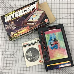 VINTAGE ELECTRONIC INTERCEPT GAME WITH BOX