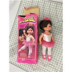VINTAGE MATTEL DANCERELLA DOLL TOY WITH BOX