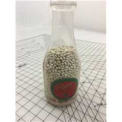 PALM DAIRIES ONE QUART ADVERTISING MILK BOTTLE