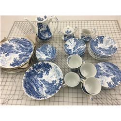 LARGE LOT OF RIDGWAY IRONSTONE CHINA “MEADOWSWEET” ( SOME CHIPS)