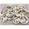 Image 1 : LARGE LOT OLD MILL DINERWARE JOHNSON BROTHERS ENGLAND (SOME CHIPS)