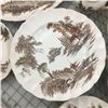 Image 7 : LARGE LOT OLD MILL DINERWARE JOHNSON BROTHERS ENGLAND (SOME CHIPS)