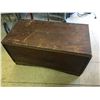 Image 1 : HOMEMADE WOODEN CHEST 34 1/2” X 18” X 17”